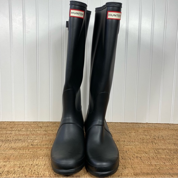 Hunter Original Tall Black Matte Boots - Picture 2 of 14